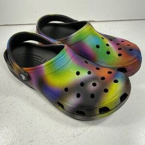 Crocs Classic Solarized Clog 207556-0C4 Mens Size 7 Womens 9 Rainbow